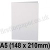 Stardream, Pre-creased, Single Fold Cards, 285gsm, 148 x 210mm (A5), Crystal White