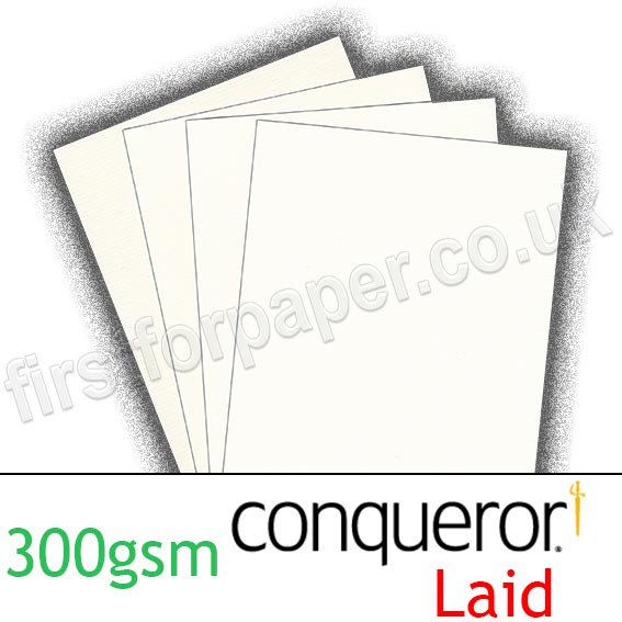Conqueror Laid Texture, 300gsm, High White