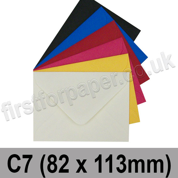 Spectrum Tinted Gummed Envelopes, C7 (82 x 113mm)