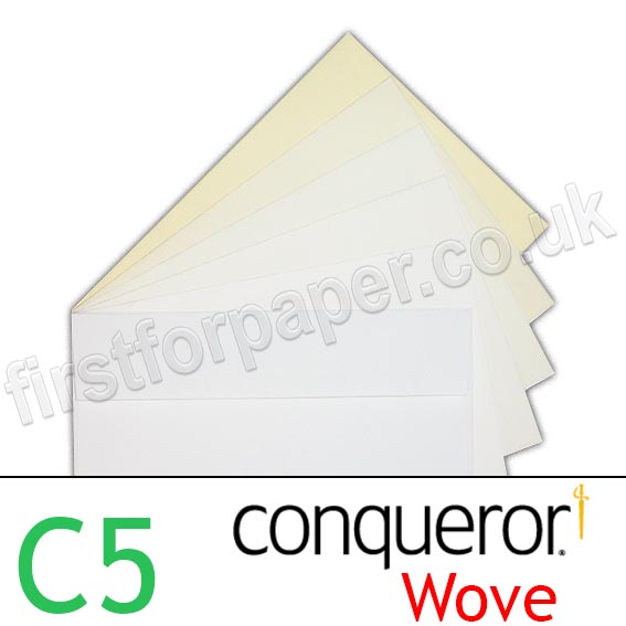 Conqueror Smooth Wove Envelopes, C5 (162 x 229mm)