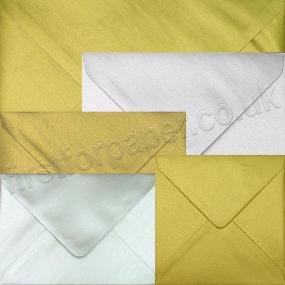 Spectrum Metallic Gold & Silver Envelopes