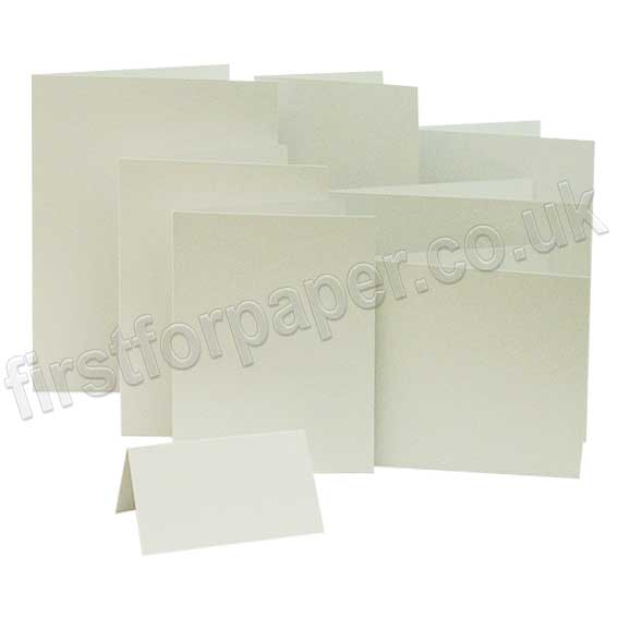 Colorset Recycled, 270gsm, Pre-Creased, Single Fold Cards, Natural