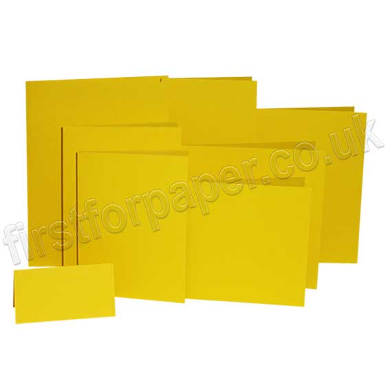 Colorset Recycled, 270gsm, Pre-Creased, Single Fold Cards, Solar