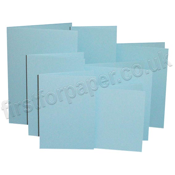 Rapid Colour, Pre-Creased, Single Fold Cards, Merlin Blue