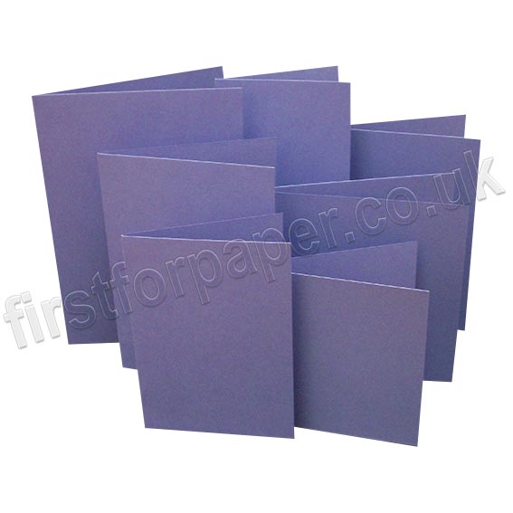 Rapid Colour, Pre-Creased, Single Fold Cards, Violet