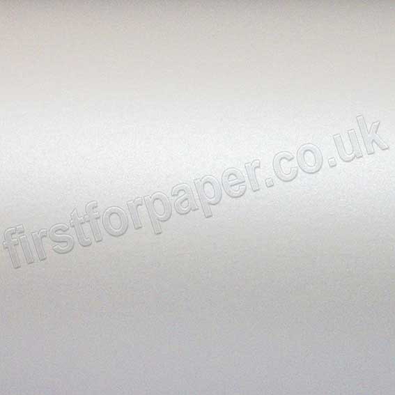 Stargazer Pearlescent Paper, 125gsm, Arctic White