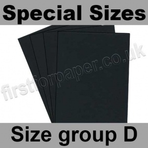Colorset Recycled Card, 350gsm, Special Sizes, (Size Group D), Nero