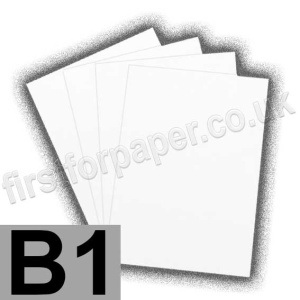 Vertex GC1, White Backed, Folding Boxboard, 340gsm, B1 (720 x 1020mm) - 100 Sheets