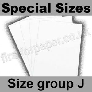 U-Stick, Uncoated, Solid Back, Self Adhesive 300gsm Card, Special Sizes, (Size Group J), White