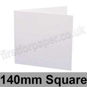 Trident, Single Sided, Semi Gloss, Pre-creased, Single Fold Cards, 275gsm, 140mm Square, White