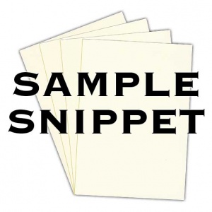 Sample Snippet, Advocate Smooth, 250gsm, Natural White