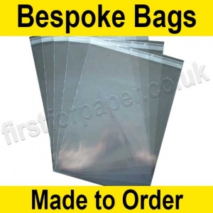 EzePack, 30mic, Cello Bag, with re-seal flaps, Size 175 x 450mm