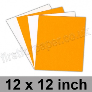 Centura Neon, Dayglo Fluorescent Paper, 95gsm, 305 x 305mm (12 x 12 inch), Orange