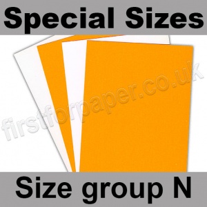 Centura Neon, Dayglo Fluorescent Paper, 95gsm, Special Sizes, (Size Group N), Orange