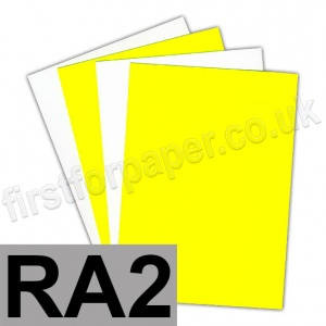 Centura Neon, Dayglo Fluorescent Card, 260gsm, RA2, Yellow