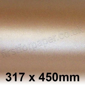 Centura Pearl, Single Sided, 310gsm, 317 x 450mm, Caramel