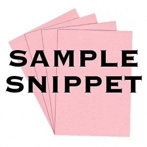 Sample Snippet, Colorplan, 175gsm, Candy Pink