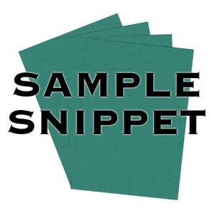Sample Snippet, Colorplan, 540gsm, Emerald