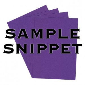 Sample Snippet, Colorplan, 350gsm, Purple
