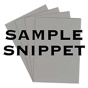 Sample Snippet, Colorplan, 540gsm, Real Grey