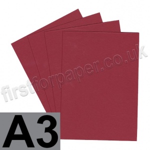 Colorplan, 350gsm,  A3, Scarlet - 50 sheets
