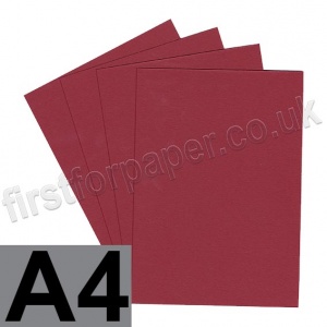 Colorplan, 350gsm,  A4, Scarlet - 100 sheets