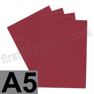Colorplan, 350gsm,  A5, Scarlet - 200 sheets