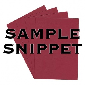Sample Snippet, Colorplan, 540gsm, Scarlet