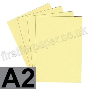 Colorplan, 350gsm,  A2, Sorbet Yellow - 25 sheets