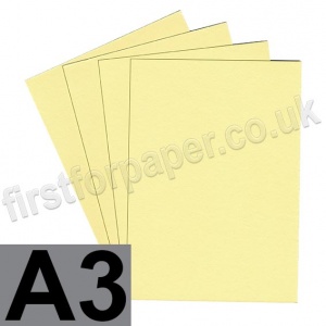 Colorplan, 350gsm,  A3, Sorbet Yellow - 50 sheets