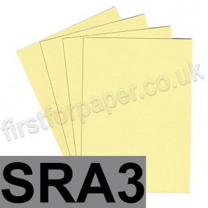 Colorplan, 350gsm,  SRA3, Sorbet Yellow - 50 sheets