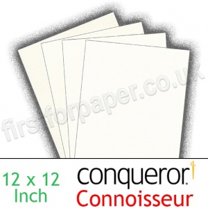 Conqueror Connoisseur, 110gsm, 305 x 305mm (12 x 12 inch), Soft White