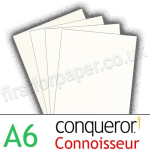 Conqueror Connoisseur, 110gsm, A6, Soft White