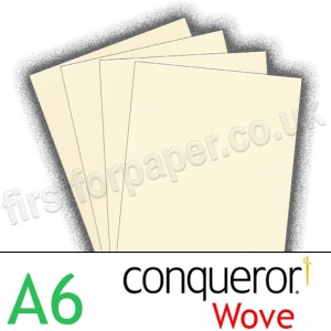 Conqueror Smooth Wove, 300gsm, A6, Cream