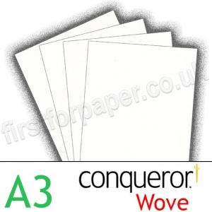 Conqueror Smooth Wove, 120gsm, A3, Diamond White