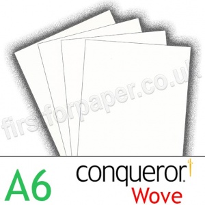 Conqueror Smooth Wove, 300gsm, A6, Diamond White