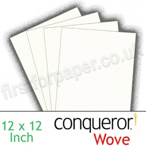Conqueror Smooth Wove, 160gsm, 305 x 305mm (12 x 12 inch), High White