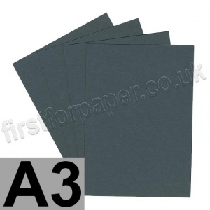 Colorset Recycled Paper, 120gsm, A3, Dark Grey
