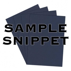 Sample Snippet, Colorset, 120gsm, Deep Blue