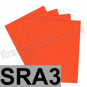 Colorset Recycled Paper, 120gsm, SRA3, Deep Orange