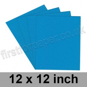Colorset Recycled Card, 350gsm, 305 x 305mm (12 x 12 inch), Light Blue