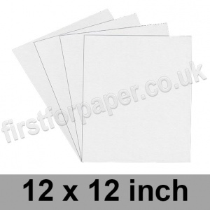 Colorset Recycled Card, 350gsm, 305 x 305mm (12 x 12 inch), Light Grey