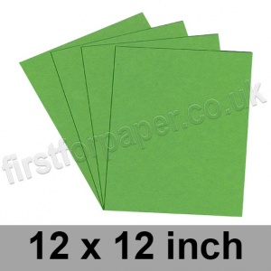 Colorset Recycled Card, 350gsm, 305 x 305mm (12 x 12 inch), Lime