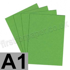 Colorset Recycled Paper, 120gsm, A1, Lime - per 50 sheets