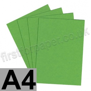 Colorset Recycled Card, 350gsm,  A4, Lime