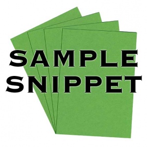 Sample Snippet, Colorset, 120gsm, Lime