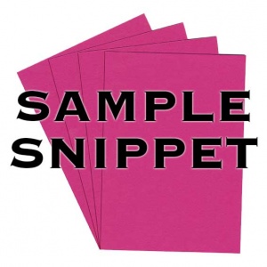 Sample Snippet, Colorset, 350gsm, Magenta