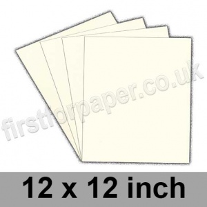 Colorset Recycled Card, 350gsm, 305 x 305mm (12 x 12 inch), Natural