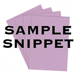 Sample Snippet, Colorset, 350gsm, Orchid