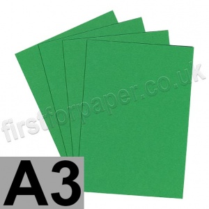 Colorset Recycled Card, 350gsm,  A3, Spring Green